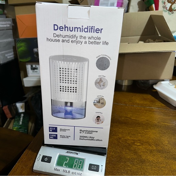 35oz Bathroom Dehumidifier Portable Small Dehumidifier with Auto Defrost - Picture 3 of 11